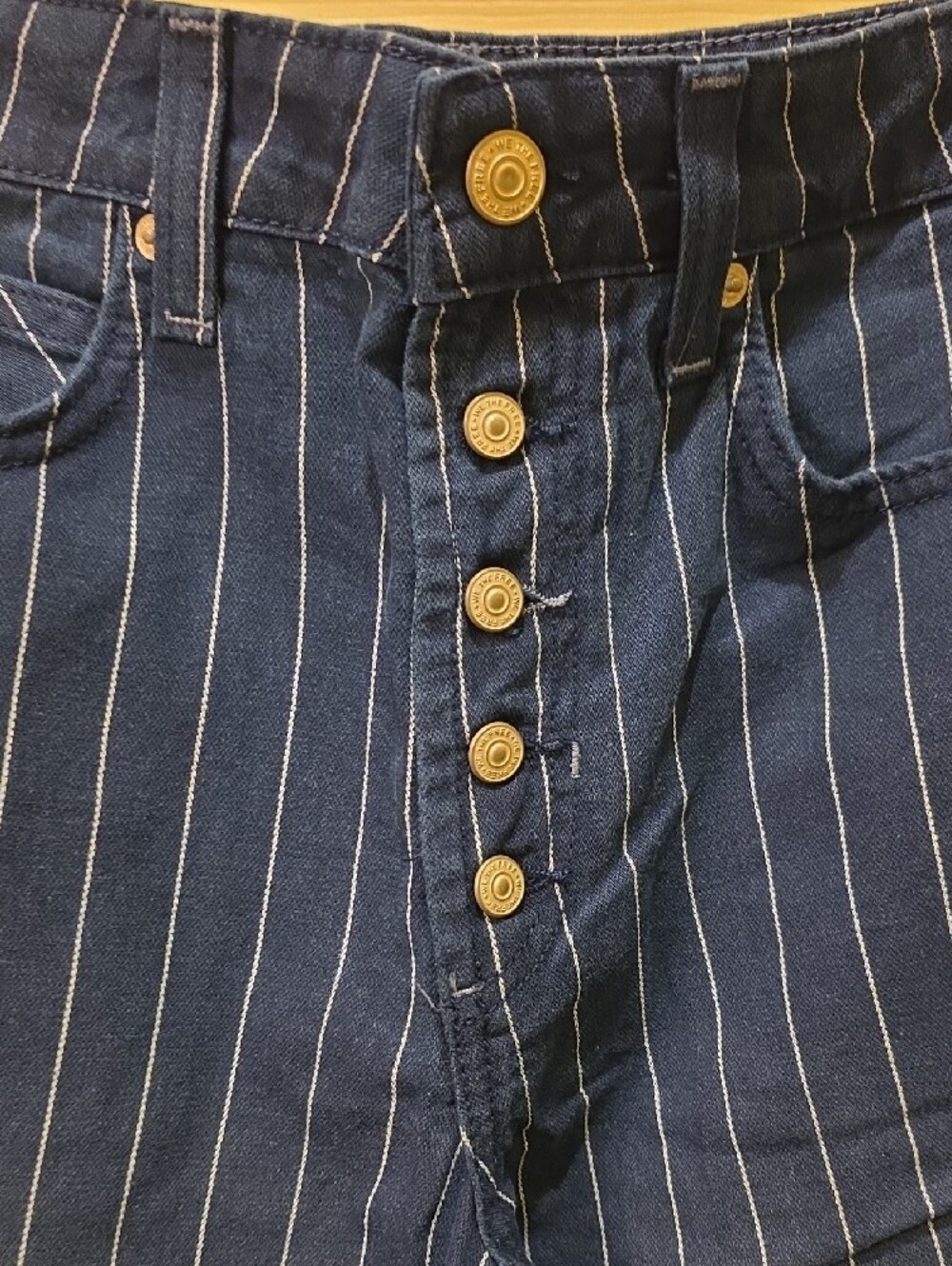 We The Free Nia Striped Boyfriend Jeans - Picture 5 of 8